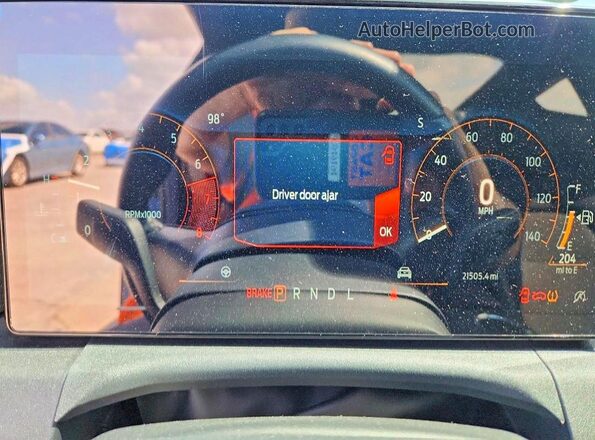 1FA6P8TH9R5124957 2024 FORD MUSTANG Gray Սարքավորումների վահանակի տեսք