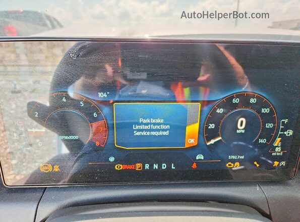 1FA6P8TH9T5105560 2026 FORD MUSTANG Silver Instrument cluster view