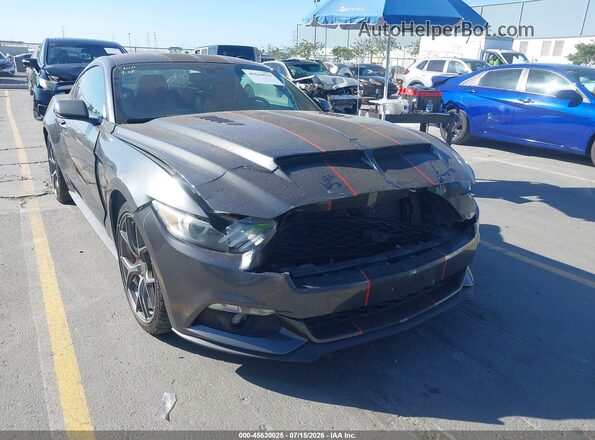1FA6P8THXG5261208 2016 FORD MUSTANG Gray Front view