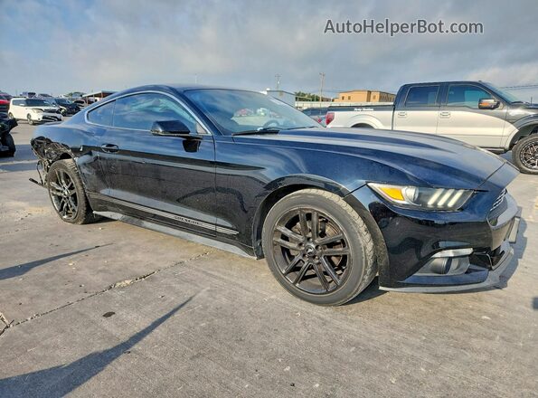 1FA6P8THXG5278252 2016 FORD MUSTANG Black წინა მარჯვენა