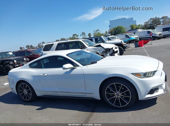 1FA6P8THXH5210440 2017 FORD MUSTANG Белый Вид задней части салона