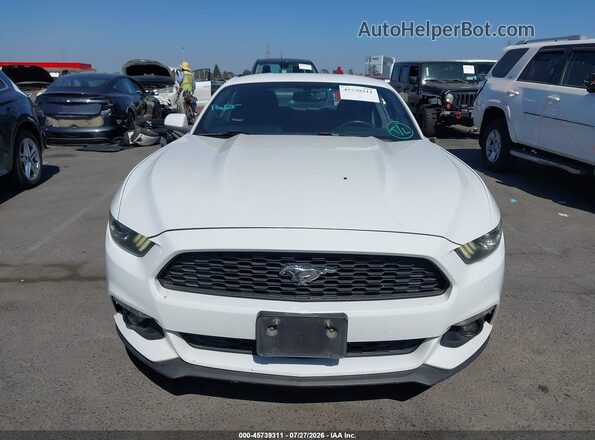 1FA6P8THXH5210440 2017 FORD MUSTANG Белый Вид щитка приборов