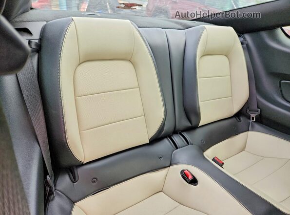 1FA6P8THXH5329265 2017 FORD MUSTANG White Rear seats view