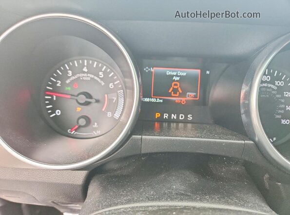 1FA6P8THXK5178029 2019 FORD MUSTANG Silver ხელსაწყოთა პანელის ხედი