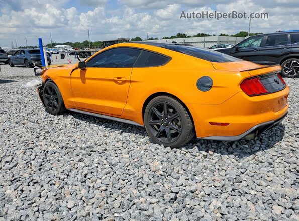 1FA6P8THXK5182565 2019 FORD MUSTANG Orange Trasero izquierdo