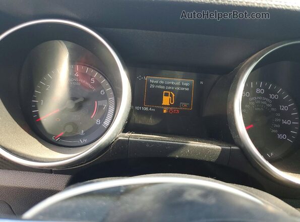 1FA6P8THXL5122822 2020 FORD MUSTANG Серебряный Вид щитка приборов