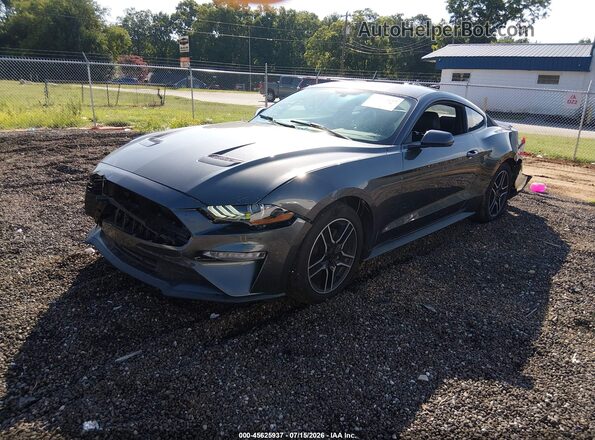 1FA6P8THXL5135957 2020 FORD MUSTANG Gray Vista tres cuartos delantera izquierda