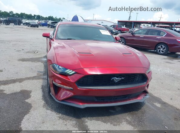 1FA6P8THXL5168750 2020 FORD MUSTANG Красный Вид спереди