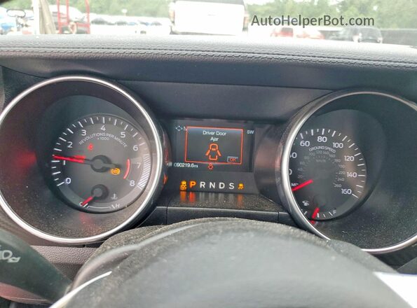 1FA6P8THXM5111496 2021 FORD MUSTANG Burgundy Вид щитка приладів