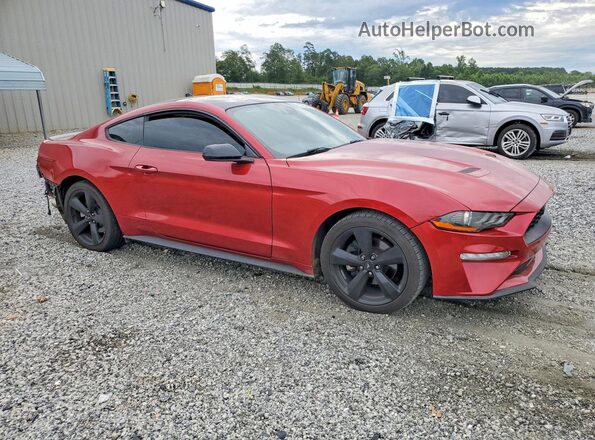 1FA6P8THXM5111496 2021 FORD MUSTANG Burgundy Передня права чверть