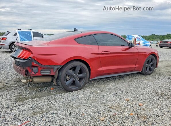 1FA6P8THXM5111496 2021 FORD MUSTANG Burgundy Задня права чверть