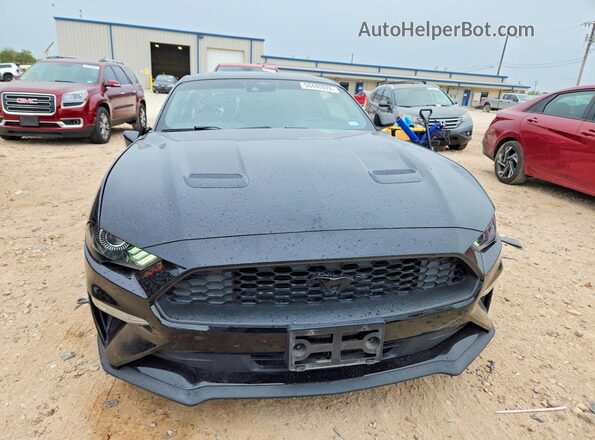 1FA6P8THXM5155157 2021 FORD MUSTANG Black წინა ხედი
