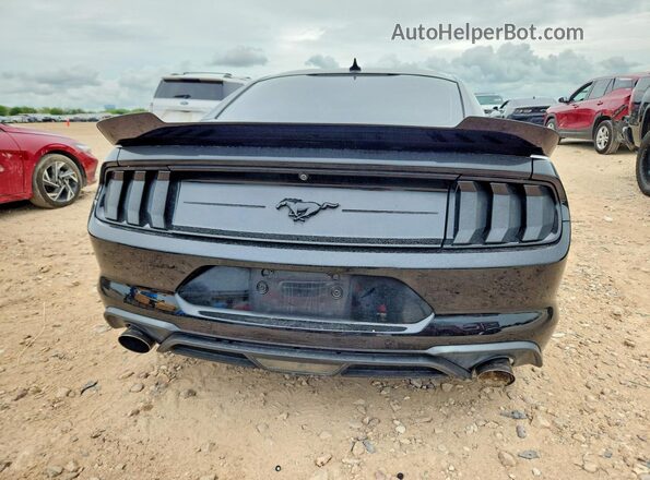 1FA6P8THXM5155157 2021 FORD MUSTANG Black უკანა ხედი