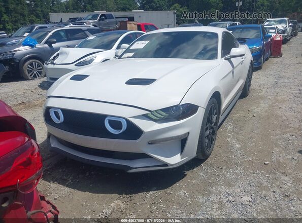1FA6P8THXP5107436 2023 FORD MUSTANG White Przód lewy