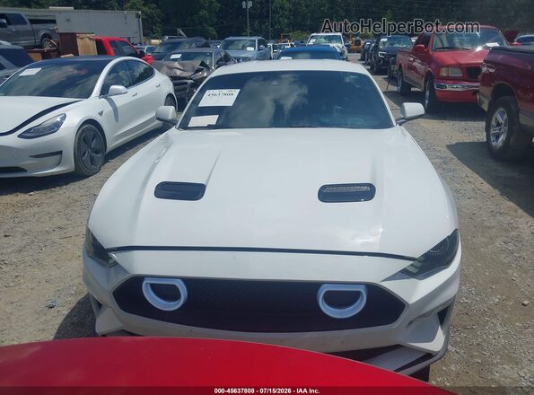 1FA6P8THXP5107436 2023 FORD MUSTANG White Widok zestawu wskaźników