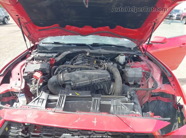 1FA6P8THXR5106631 2024 FORD MUSTANG Красный Вид сзади