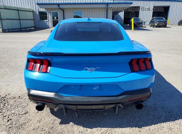 1FA6P8THXR5129925 2024 FORD MUSTANG Blue Вид ззаду