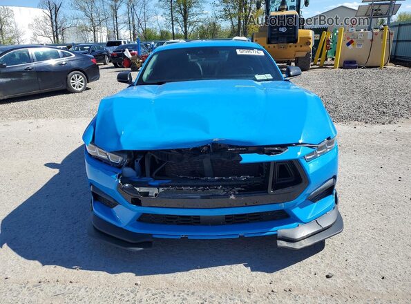 1FA6P8THXR5129925 2024 FORD MUSTANG Blue Вид спереду