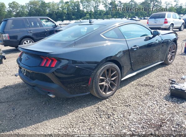 1FA6P8THXR5137362 2024 FORD MUSTANG Черный Задняя правая четверть