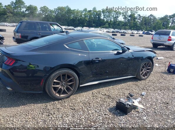 1FA6P8THXR5137362 2024 FORD MUSTANG Черный Вид задней части салона