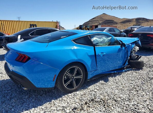 1FA6P8THXS5101709 2025 FORD MUSTANG Blue Trasero derecho