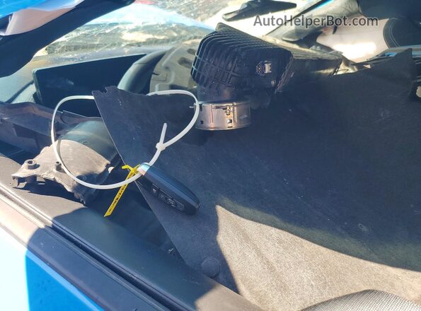 1FA6P8THXS5101709 2025 FORD MUSTANG Blue Vista del salpicadero