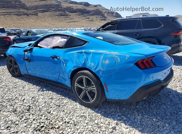 1FA6P8THXS5101709 2025 FORD MUSTANG Blue Trasero izquierdo