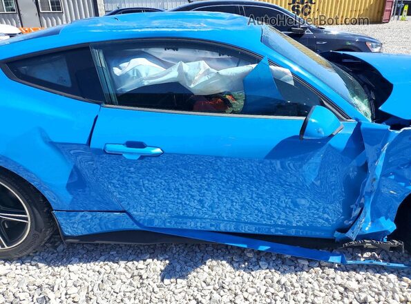 1FA6P8THXS5101709 2025 FORD MUSTANG Blue Vista de los asientos traseros