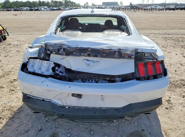 1FA6P8THXS5102830 2025 FORD MUSTANG White Вид ззаду