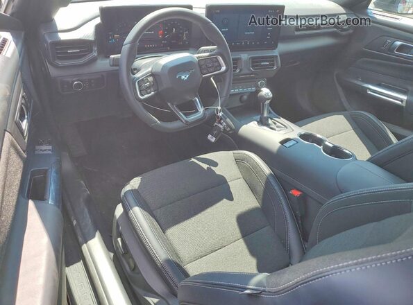 1FA6P8THXT5119127 2026 FORD MUSTANG Black Dashboard view