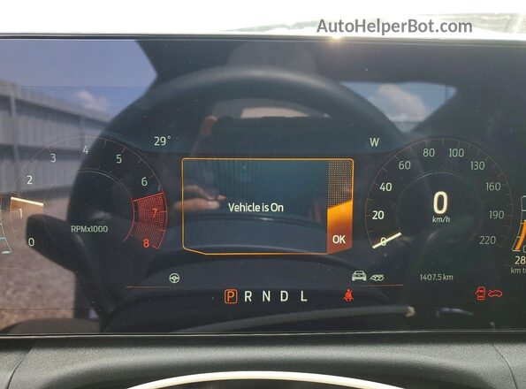1FA6P8THXT5119127 2026 FORD MUSTANG Black Instrument cluster view