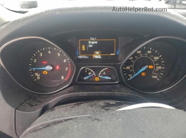 1FADP3E20HL316152 2017 FORD FOCUS Silver Vista del cuadro de instrumentos