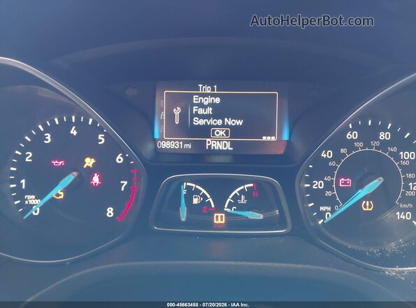 1FADP3E21JL201680 2018 FORD FOCUS Gray უკანა სავარძლების ხედი