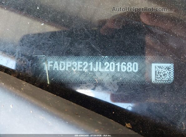 1FADP3E21JL201680 2018 FORD FOCUS Gray ძრავის განყოფილების ხედი