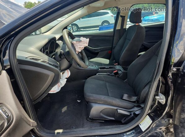 1FADP3E22HL204713 2017 FORD FOCUS Black წინა სალონის ხედი