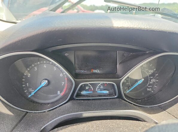 1FADP3E22HL204713 2017 FORD FOCUS Black ხელსაწყოთა პანელის ხედი