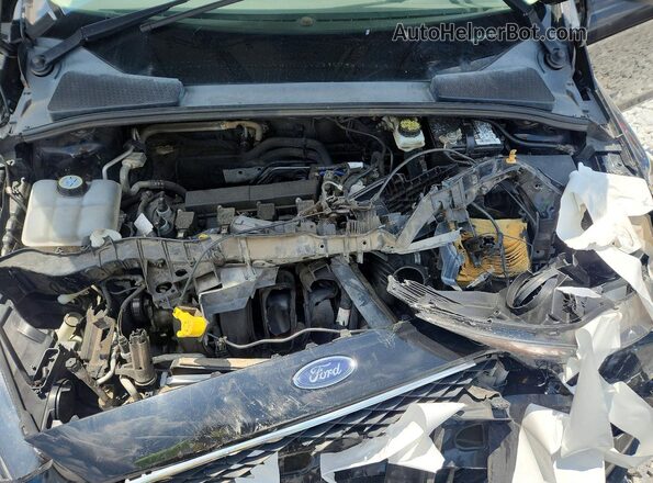 1FADP3E22HL204713 2017 FORD FOCUS Black უკანა სალონის ხედი