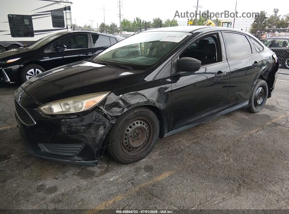 1FADP3E22HL325211 2017 FORD FOCUS Черный Передняя левая четверть