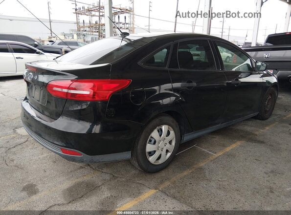 1FADP3E22HL325211 2017 FORD FOCUS Черный Задняя правая четверть
