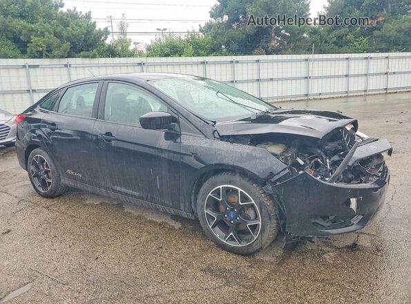 1FADP3E22HL327637 2017 FORD FOCUS Black Front right