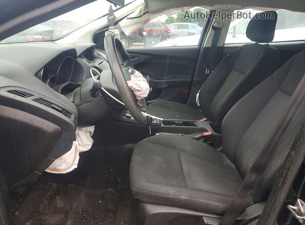 1FADP3E22HL327637 2017 FORD FOCUS Black Front interior view