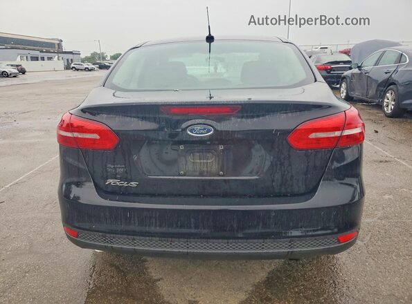 1FADP3E22HL327637 2017 FORD FOCUS Black Rear view