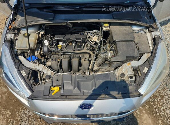 1FADP3E22HL338959 2017 FORD FOCUS Silver Vista interior trasera
