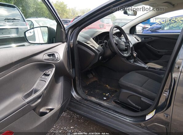 1FADP3E23GL403705 2016 FORD FOCUS Black Widok wnętrza z przodu