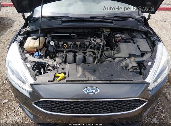 1FADP3E23GL403705 2016 FORD FOCUS Black Widok z tyłu