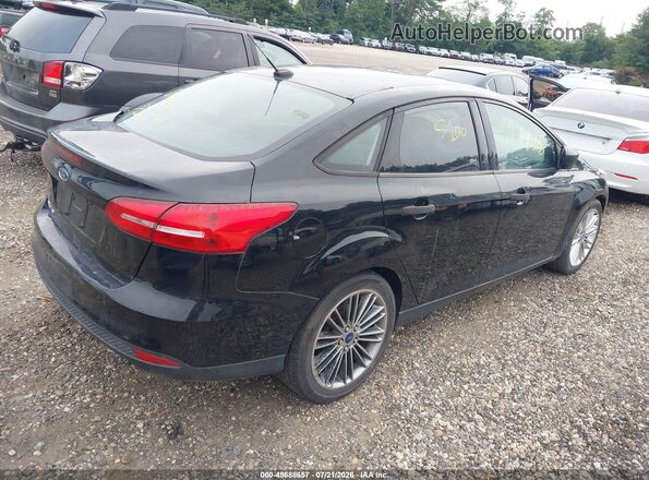 1FADP3E23HL281865 2017 FORD FOCUS Черный Задняя правая четверть