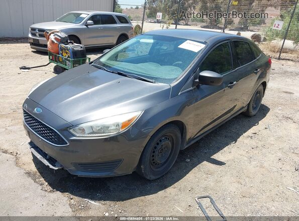 1FADP3E23JL287915 2018 FORD FOCUS Gray Front left