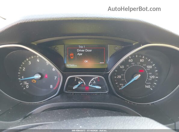 1FADP3E24GL336063 2016 FORD FOCUS Gray უკანა სავარძლების ხედი