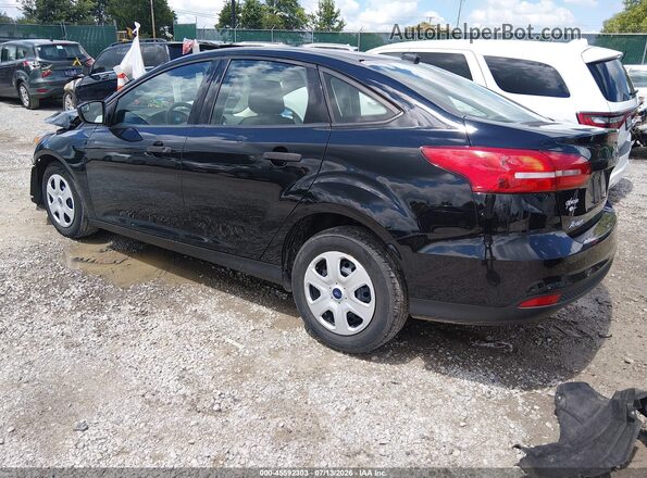 1FADP3E24HL283284 2017 FORD FOCUS Black Tył lewy