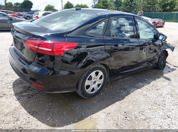 1FADP3E24HL283284 2017 FORD FOCUS Black Tył prawy